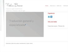 Tablet Screenshot of nbueno-translations.com